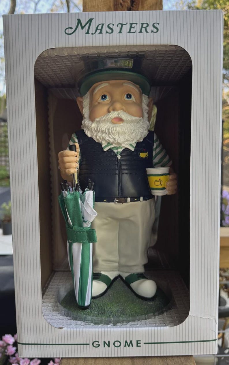 Masters Gnome 2026 Full Size Limited Edition Augusta National Golf