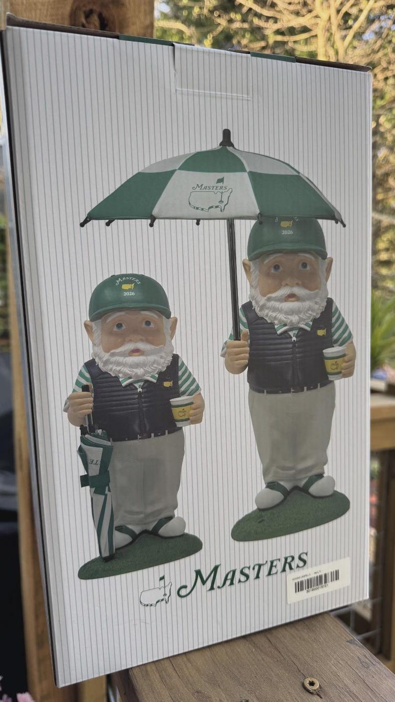 Masters Gnome 2026 Full Size Limited Edition Augusta National Golf