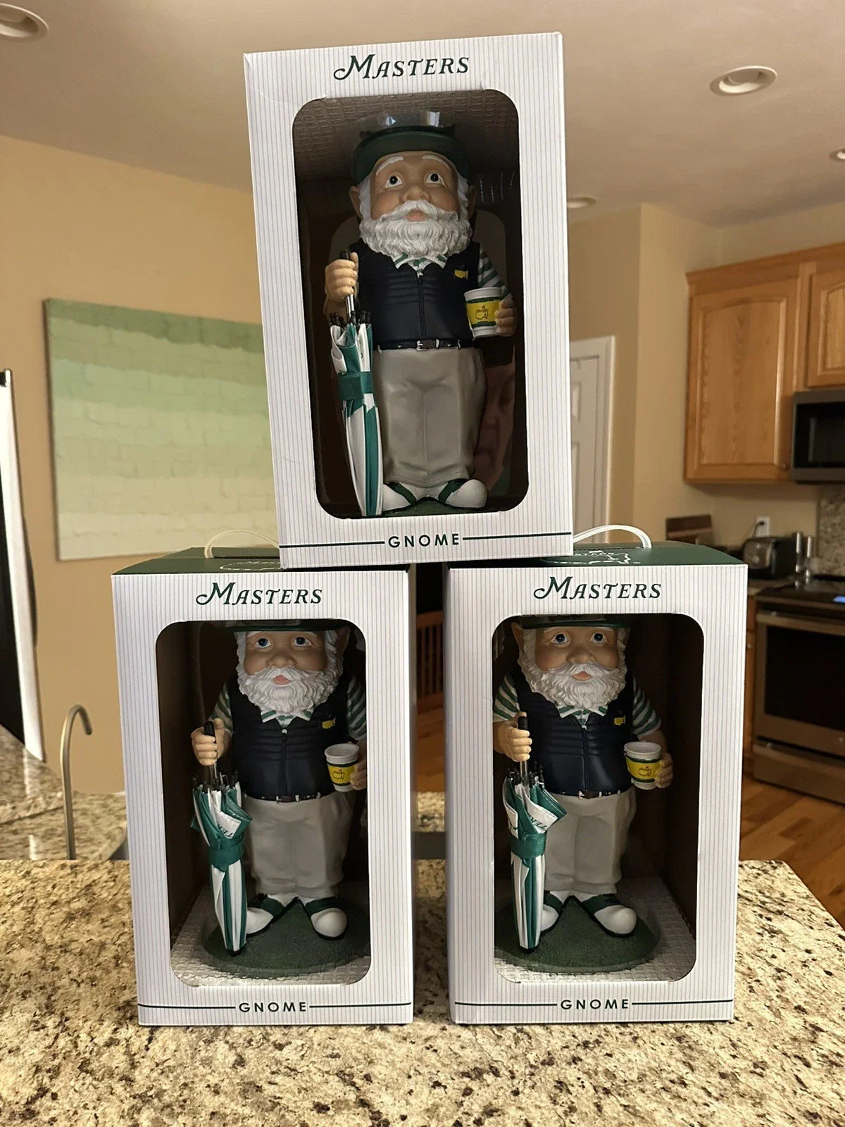 3 Of The Masters Gnome 2026 Full Size Limited Edition Augusta National Golf